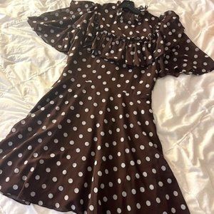 Lela Rose Pearl - Polka Dot Cocktail Dress